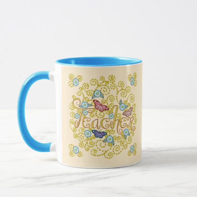 Fjäril lärare mugg (Vänster)