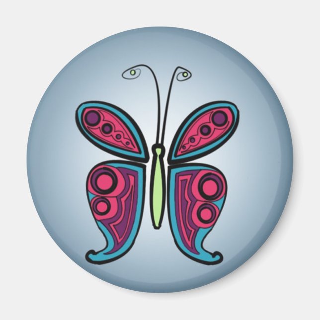 Fjäril Magnet (Framsidan)