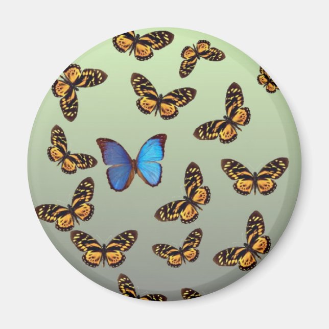 fjäril magnet (Framsidan)