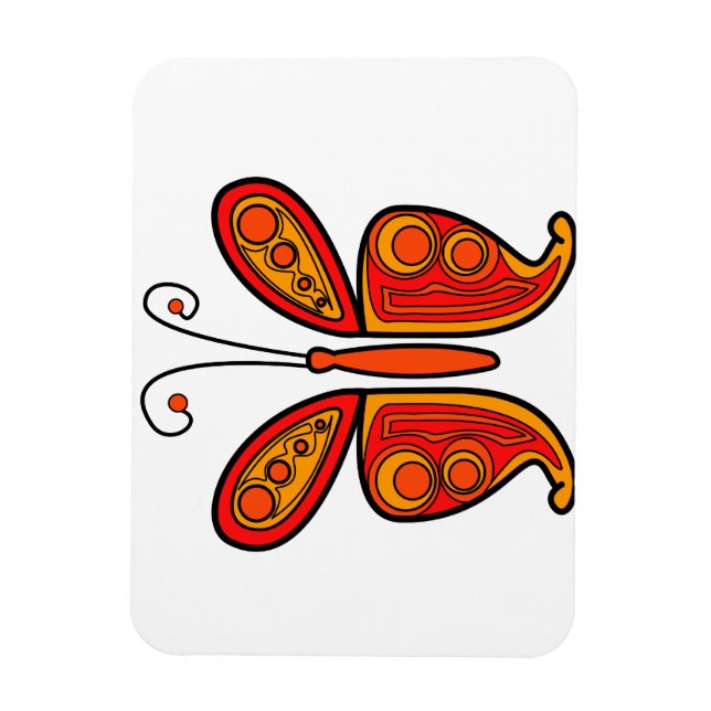 fjäril magnet (Vertikal)
