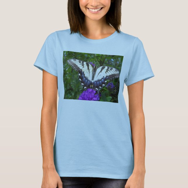 Fjäril med vingarspridning 01 t-shirt (Framsida)
