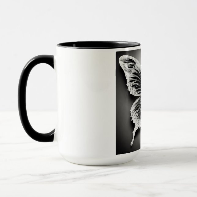Fjäril  mugg (Vänster)