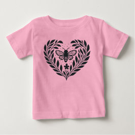Fjäril och grenar Baby T-Shirt