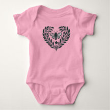 Fjäril och grenar Baby T-Shirt