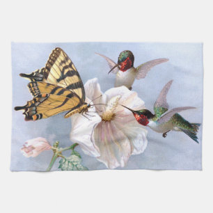 Fjäril och Hummingbirds Kökshandduk