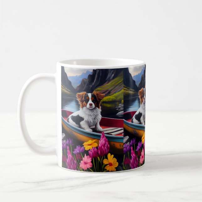 Fjäril på åra: Ett naturskönt äventyr Kaffemugg (Vänster)