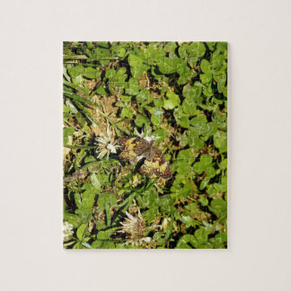 Fjäril på blad pussel