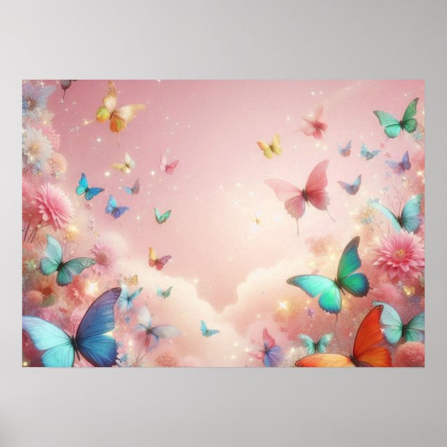 fjäril poster (Framsidan)