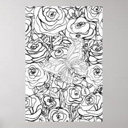 Fjäril Poster