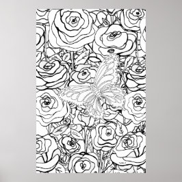 Fjäril Poster