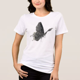 Fjäril Rolig Illustration Grafik T Shirt