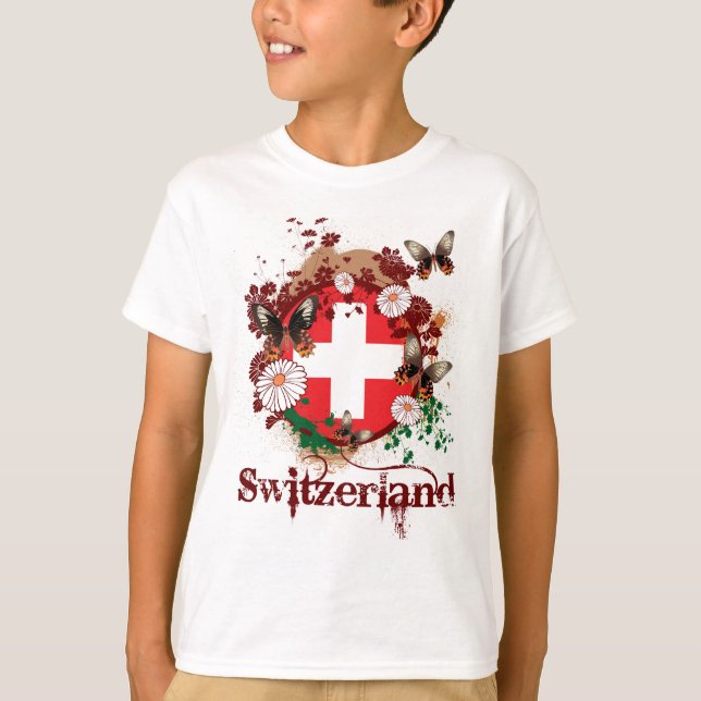 Fjäril Schweitz T-shirt (Framsida)