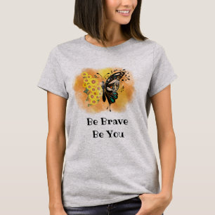Fjäril Själv Motiverande Inspiration T Shirt