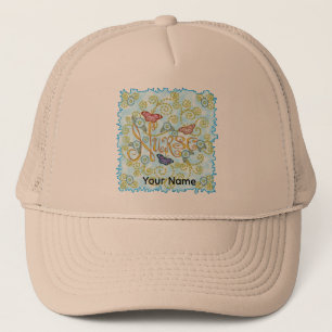 Fjäril Sjuksköterska hatt Keps