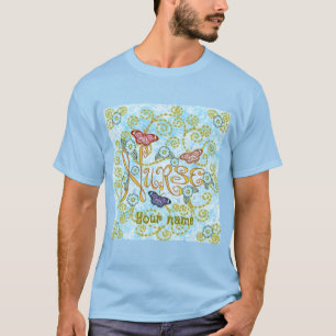 Fjäril Sjuksköterska t-shirt