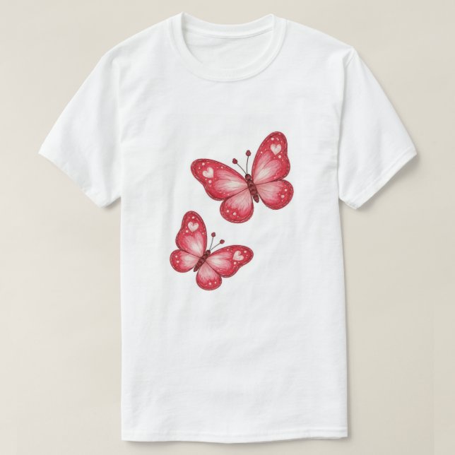 Fjäril T Shirt (Design framsida)