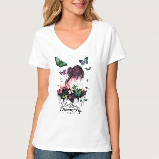 Fjäril T-Shirt | Whimsical Fairycore Coquette A