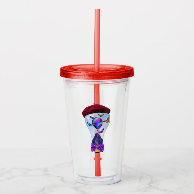 Fjäril Take Away Mugg (Framsida)
