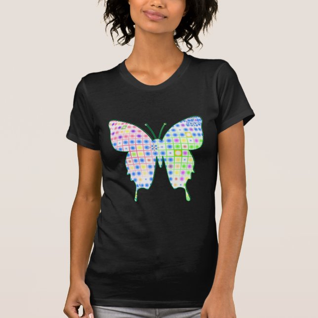 fjäril tee shirt (Framsida)