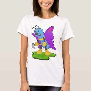 Fjäril Trädfällare Yxa Skog T Shirt