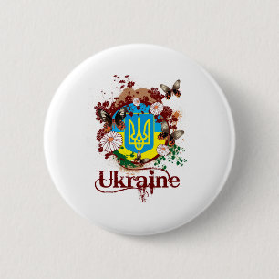 Fjäril Ukraina Knapp