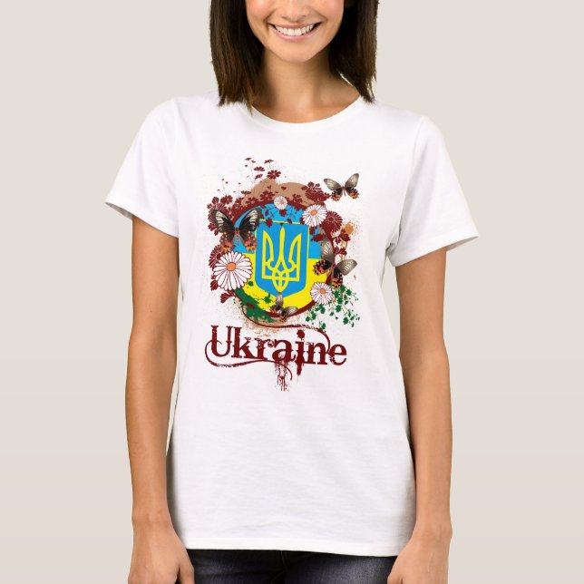 Fjäril Ukraina T-shirt (Framsida)