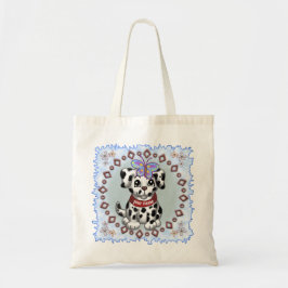 Fjäril Valp Hund Totebag Tygkasse