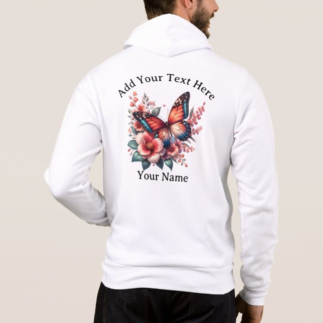 Fjäril Vår Sublimering Clipart-96284 T Shirt (Baksida)