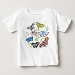 Fjäril Vattenfärg Drömmar T-Shirt