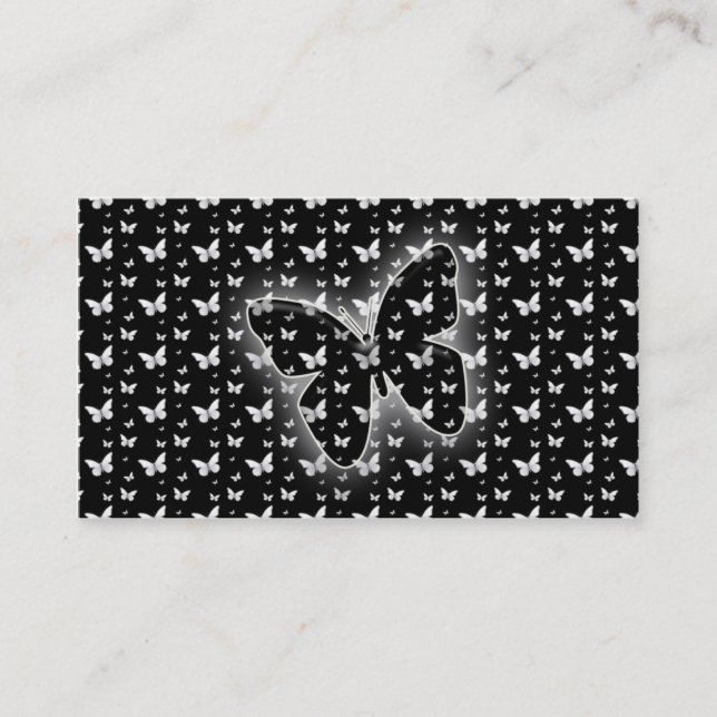 fjäril visitkort (Framsida)