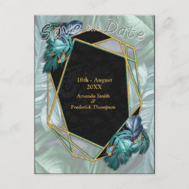 Fjärilar av Paradis/Tropisk Turkos Stänk Meddelande Vykort