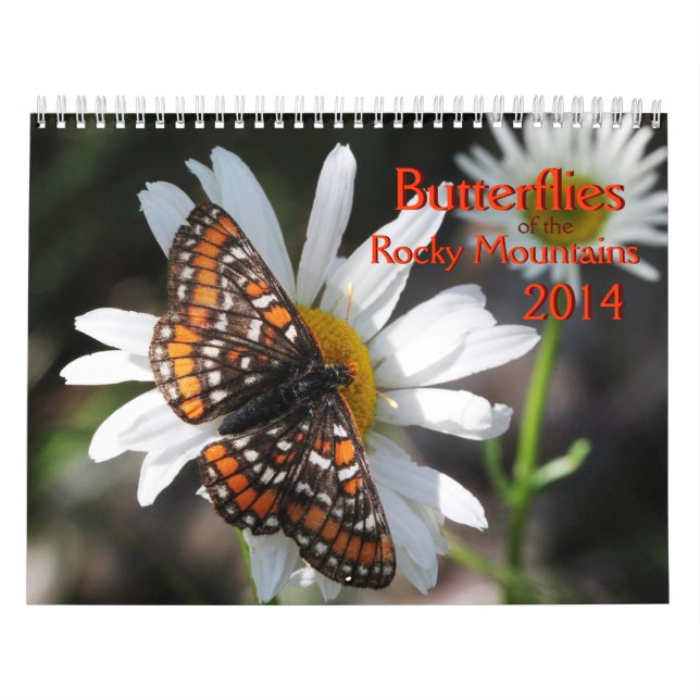 Fjärilar av rocky mountains 2014 kalender (Omslag)