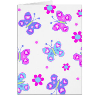 fjärilar hälsningskort