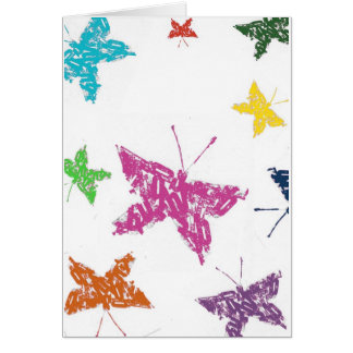 Fjärilar Hälsningskort