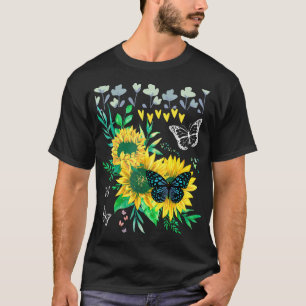 Fjärilar I Blomsterträdgården Fjärilälskare T Shirt
