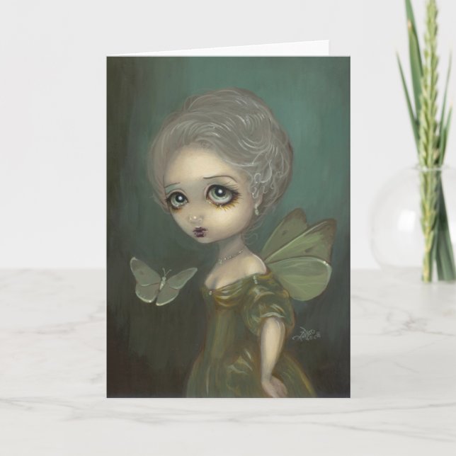 "Fjärilar i svårmod" hälsningkort Kort (Framsida)