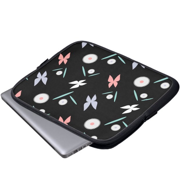 Fjärilar Laptop Sleeve (Framre botten)