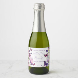 Fjärilar lila bröllopsdusch present