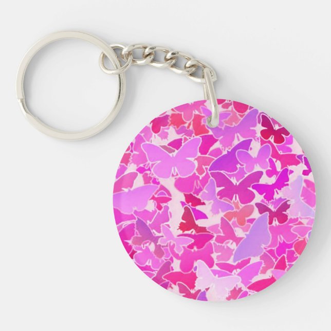 Fjärilar, lila, lavendel, rosa (Framsidan)
