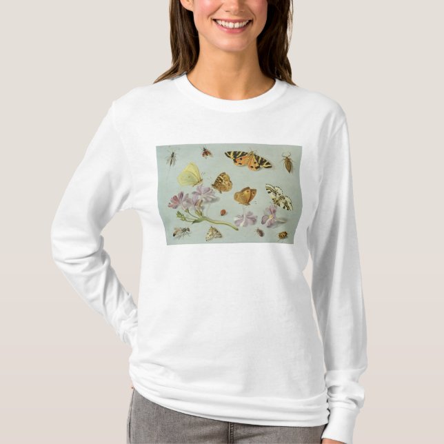 Fjärilar, malar och andra insekter tee (Framsida)