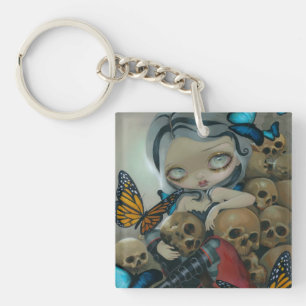 "Fjärilar och ben" Keychain