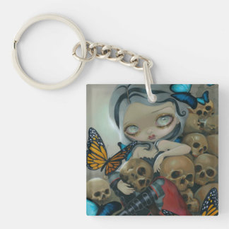 "Fjärilar och ben" Keychain