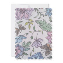 Fjärilar och blommor 