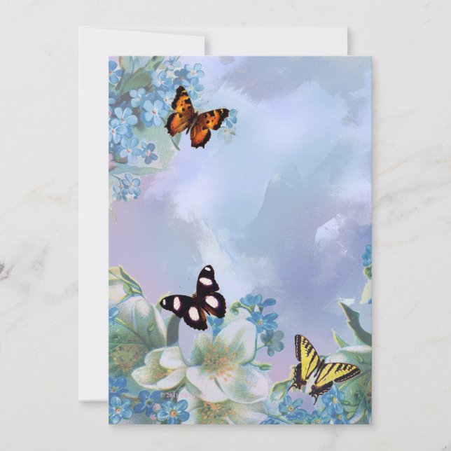 Fjärilar och blues (Framsida)