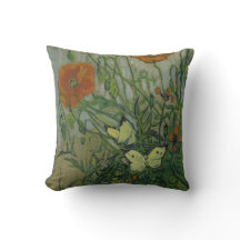 Fjärilar och vallmor av Vincent Van Gogh