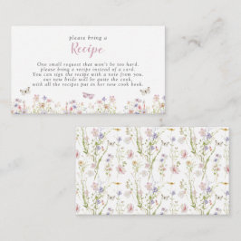 Fjärilar Rosa Blommor Vänligen Ta Med Ett Recept Tilläggskort