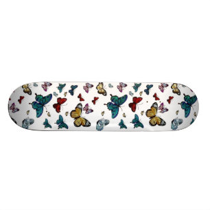 Fjärilar Skateboard Bräda 20 Cm