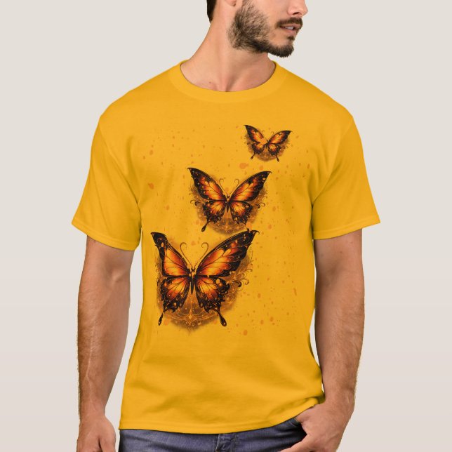 Fjärilar T-Shirt (Framsida)