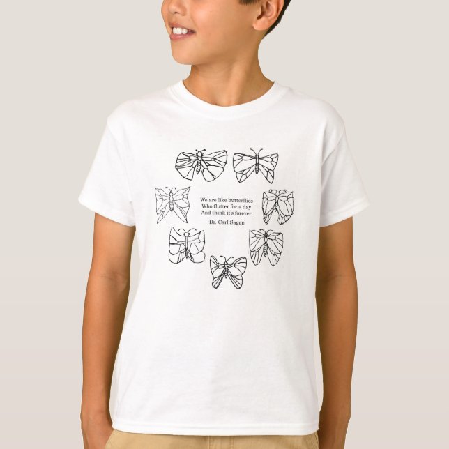 fjärilar tee (Framsida)