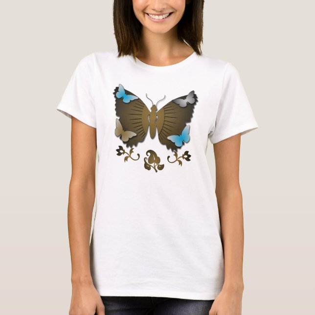 Fjärilar Tee Shirt (Framsida)